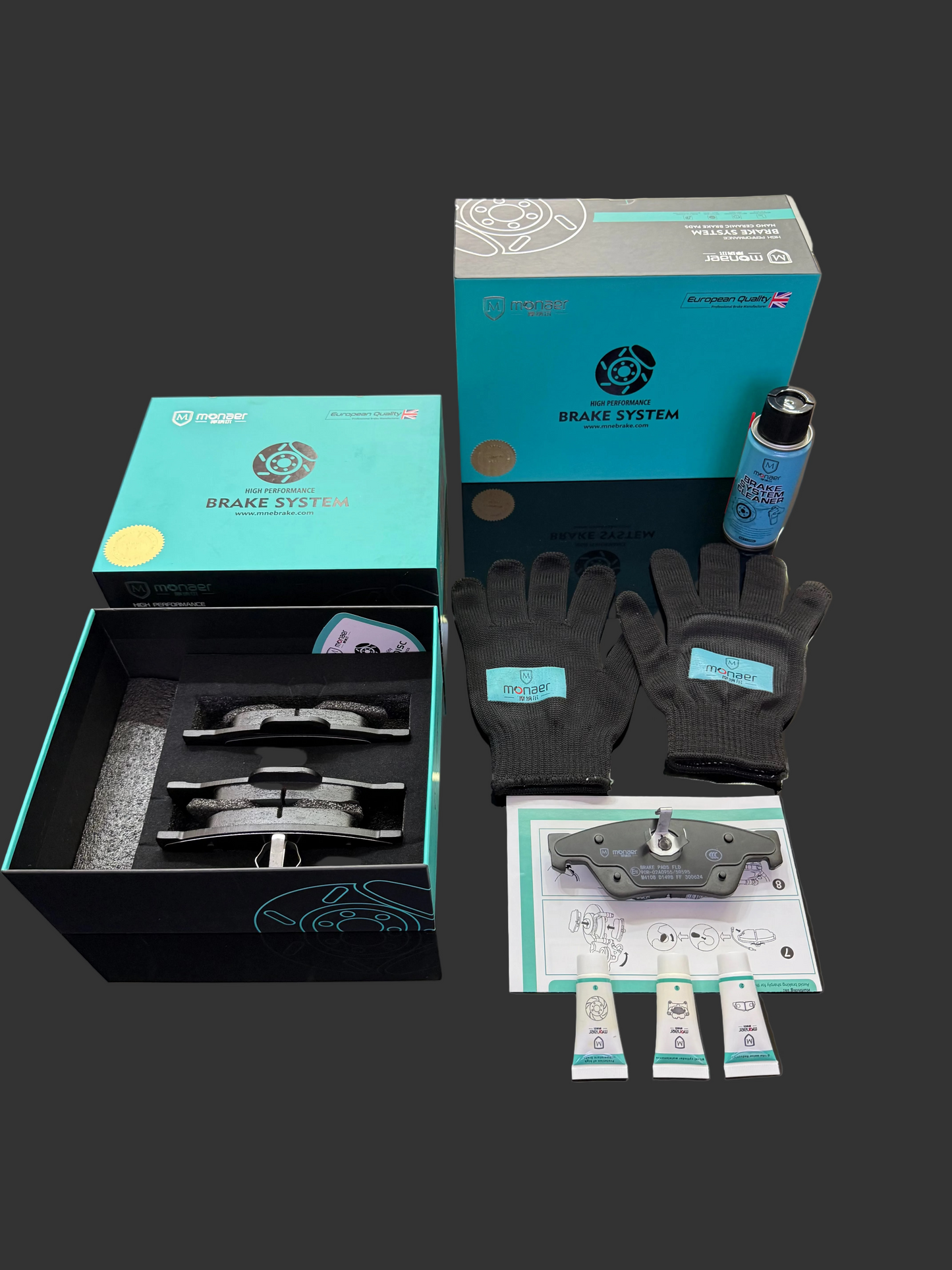 Monaer Nano Ceramic Rear Brake Pads