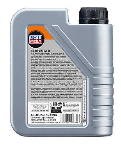 Top Tec 4210 0W-30 1L