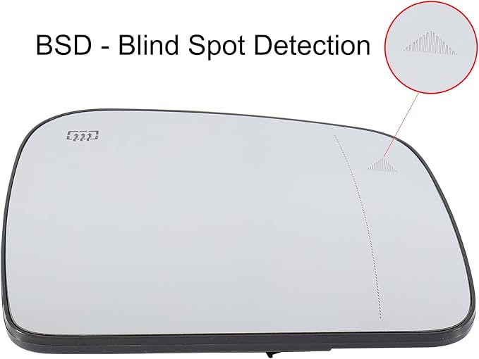Right Side Mirror Glass Heater with Blind Spot