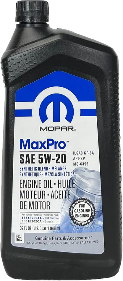 Mopar MaxPro 5W20 SAE - 1LT