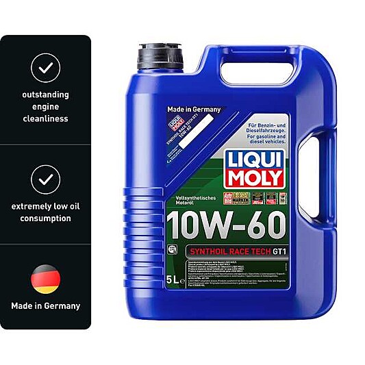 Synthoil Race Tech GT1 10W-60 - 5lt