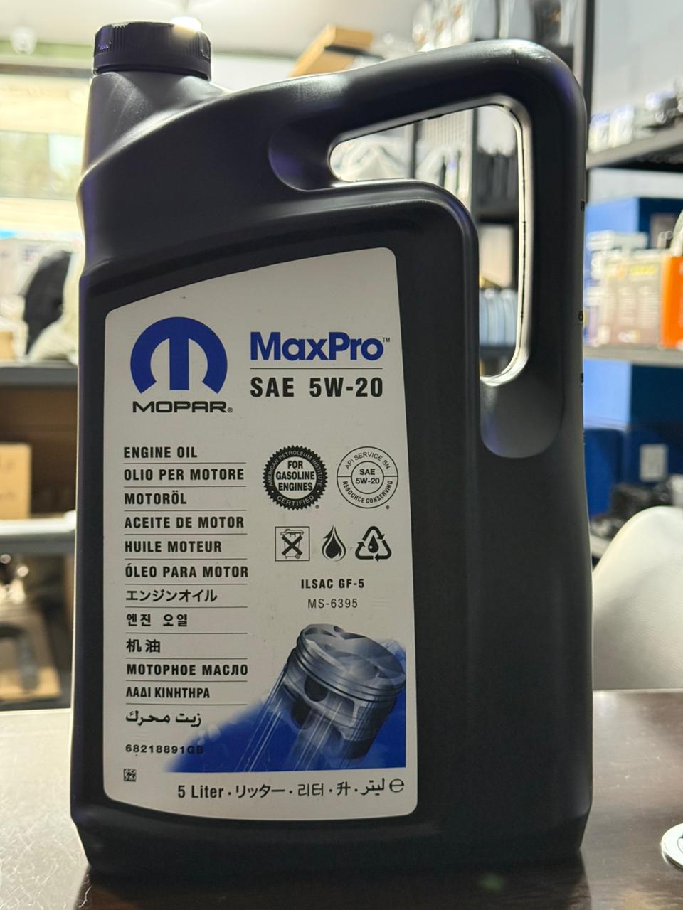 Mopar MaxPro 5W20 SAE -5LT