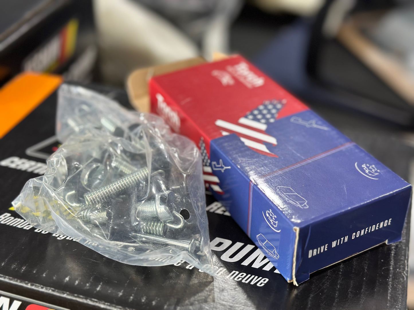 Parking Brake Hardware Kit Rear