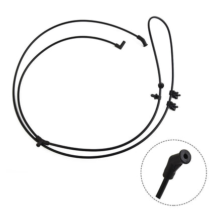 Front windshield washer nozzle hose assembly